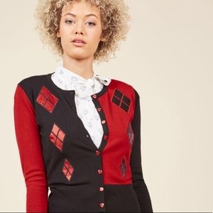 Banned: Harley Quinn cardigan BNWT, size L